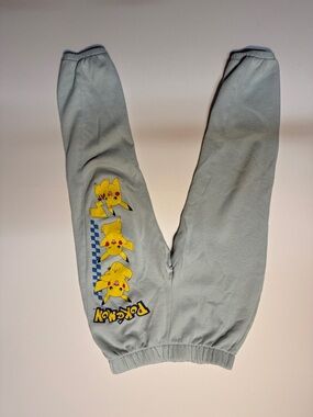 Pokemon Yellow Pikachu Graphic‎ Light Gray Sweatpants